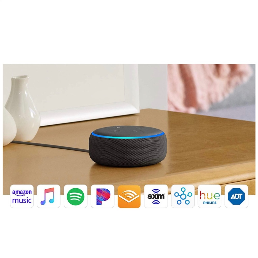 Echo dot 3rd generation-charcoal
